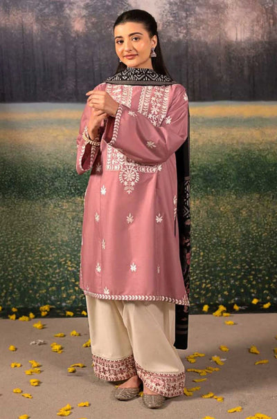 LAAM - Winter 3PC Dhanak Embroidered Suit - QA-1445