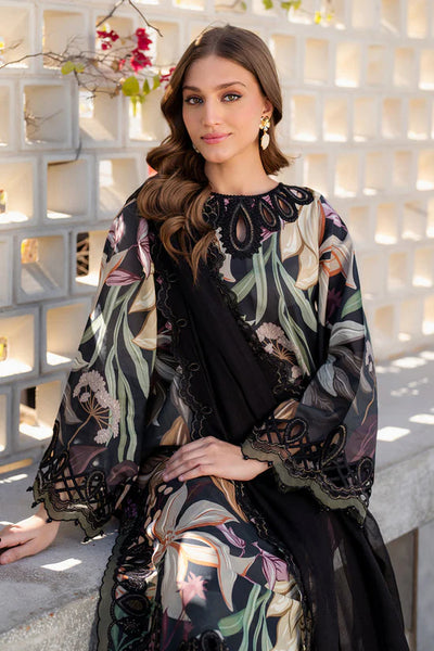 BAROQUE-3PC KHADDAR PRINTED EMB SHIRT WITH KHADDAR PRINTED EMB DUPATTA AND PRINTED TROUSER-BIC-2624