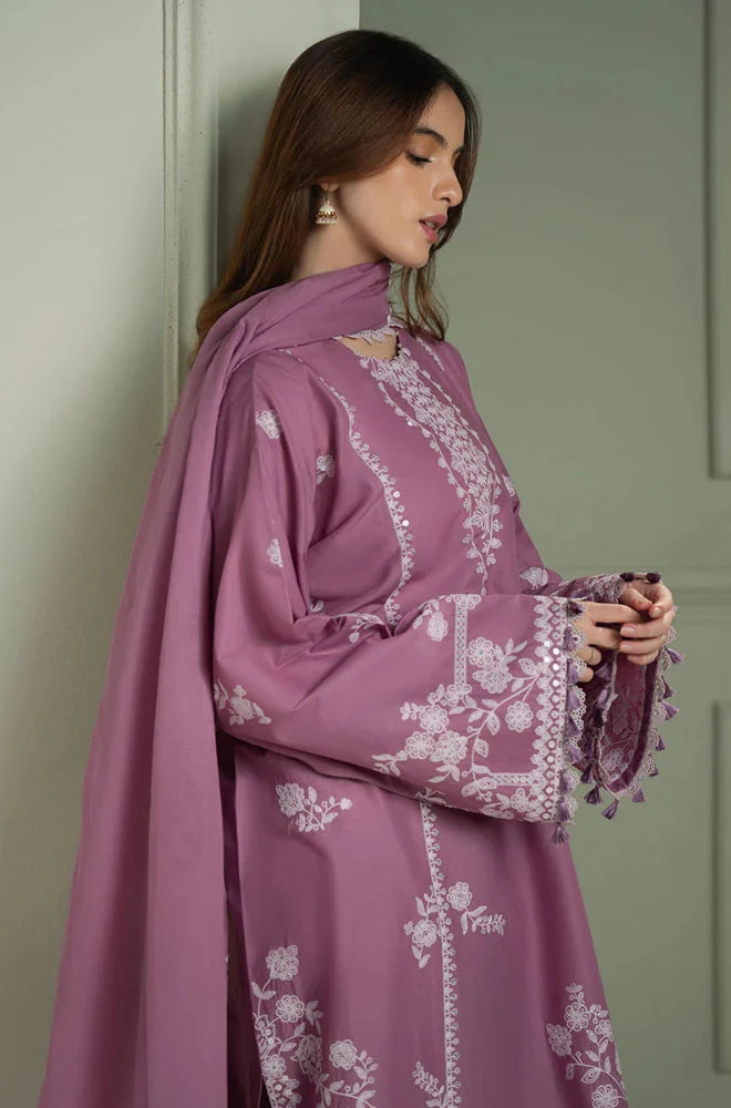 Cross Stitch - Winter 3PC Dhanak Embroidered Suit - QA-7741