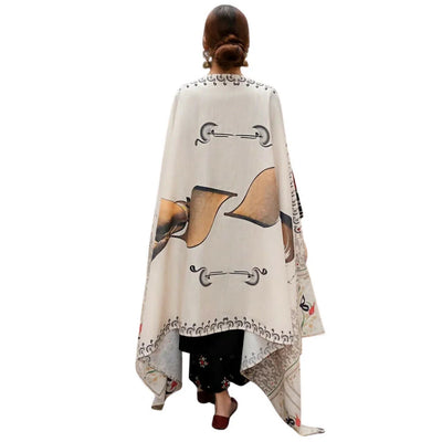 URGE - 3PC DHANAK EMBROIDERED QA-990