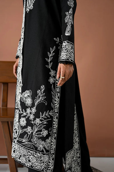 BATIK-3PC DHANAK EMBROIDERED SHIRT WITH DHANAK EMBROIDERED SHAWL & TROUSER-BIC-4177