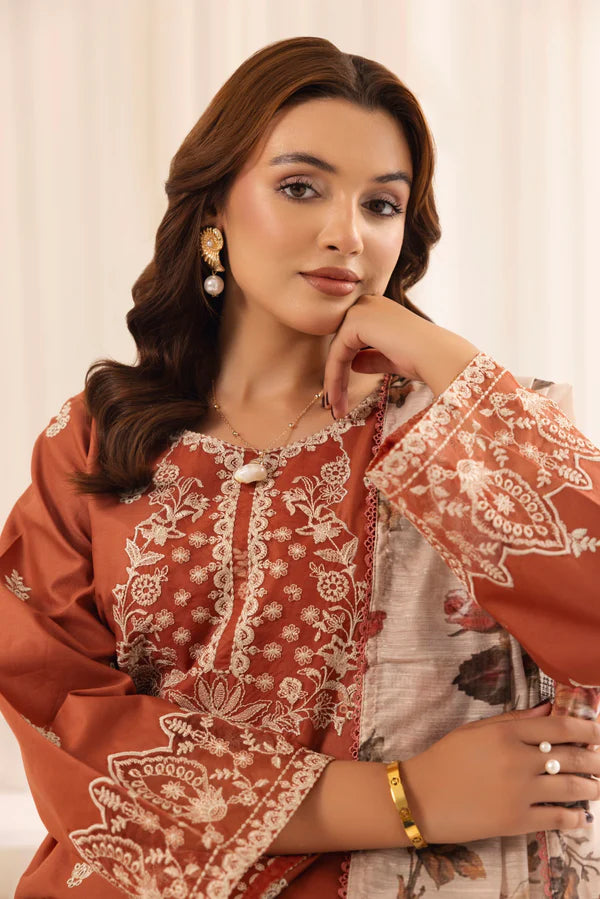 Mohagni Q# 93 - 01 | 3PC Luxury Dhanak | Digital Printed Twill Pashmina Wool Shawl