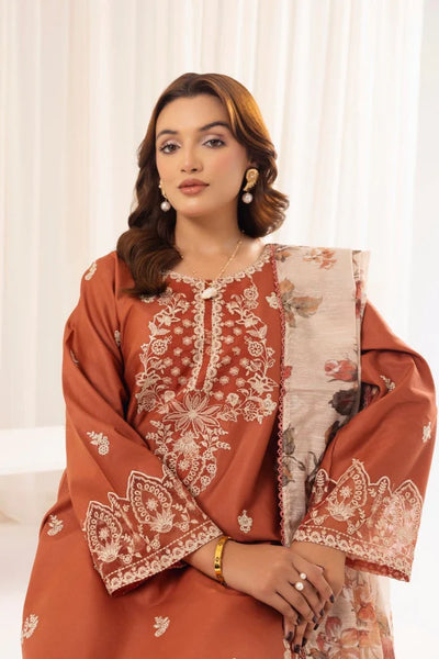 Mohagni Q# 93 - 01 | 3PC Luxury Dhanak | Digital Printed Twill Pashmina Wool Shawl