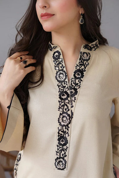 AISLING - 3PC DHANAK EMBROIDERED QA-164