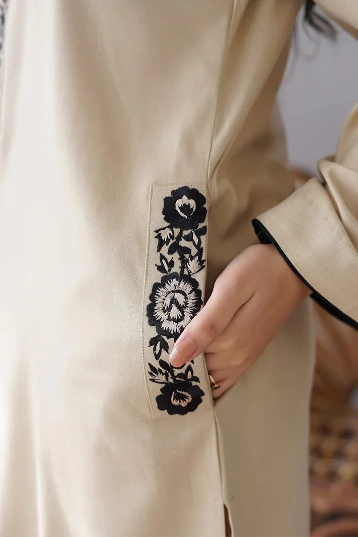 AISLING - 3PC DHANAK EMBROIDERED QA-164